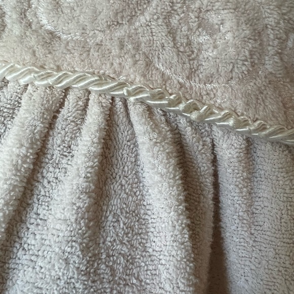 Vintage 80s Diamond Tea terry robe or swim cover - Picture 3 of 7